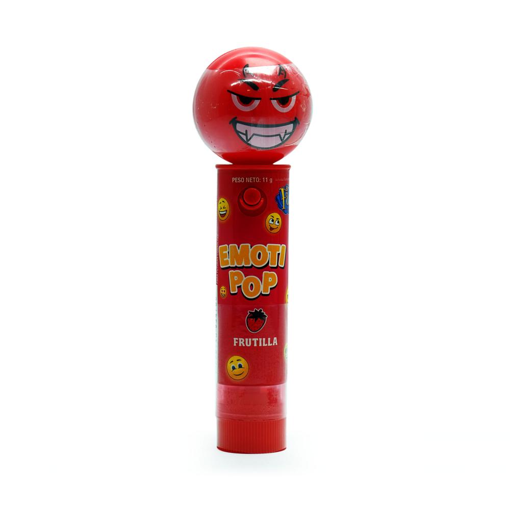 Fun Candy Emoti Pop Frutilla- 11gr